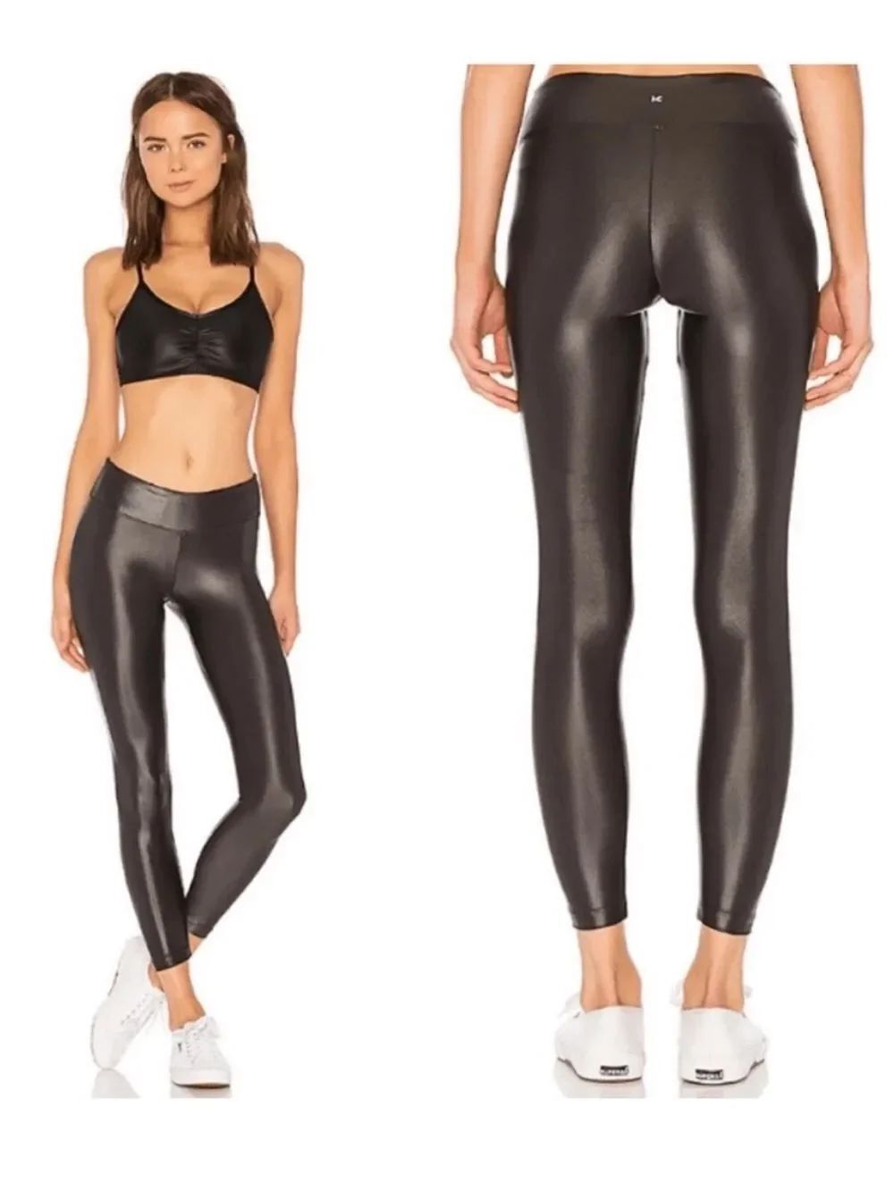 Koral Lustrous High Rise Legging in Lead